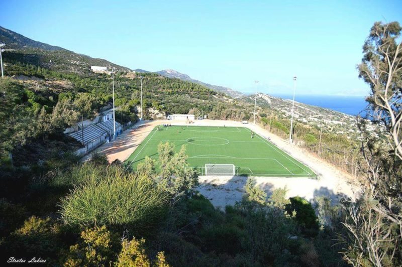 Ένα ακόμα αθλητικό έργο -που εγκαταλείφθηκε τα προηγούμενα χρόνια- γίνεται πράξη στην Ικαρία